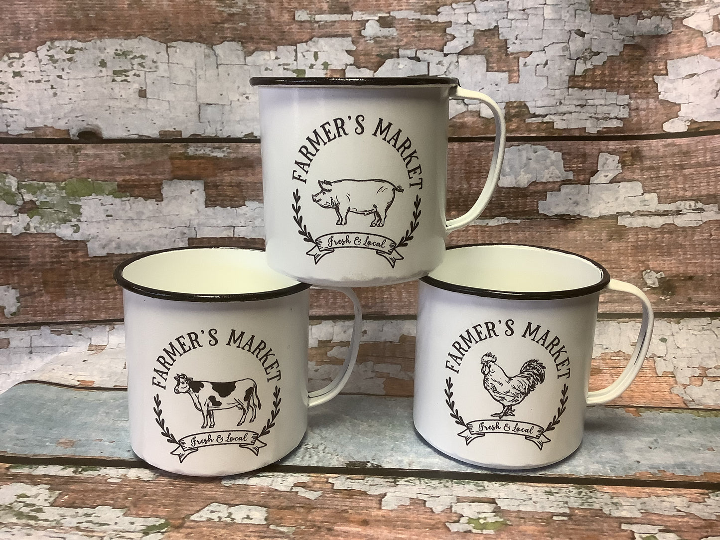 Planter Mug Farmers Market CB178056 home decor