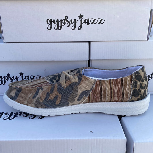 Women’s Shoes Groovy 2 Leopard patchwork GJSP0184-251