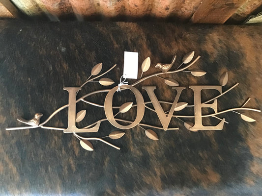 Home Decor Bird Branch “Love” or “Home” Sign CG177445