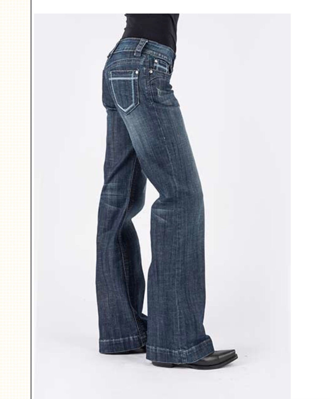 Jeans Women’s Trousers Stetson 217 blue stitching 11-054-0214-0322