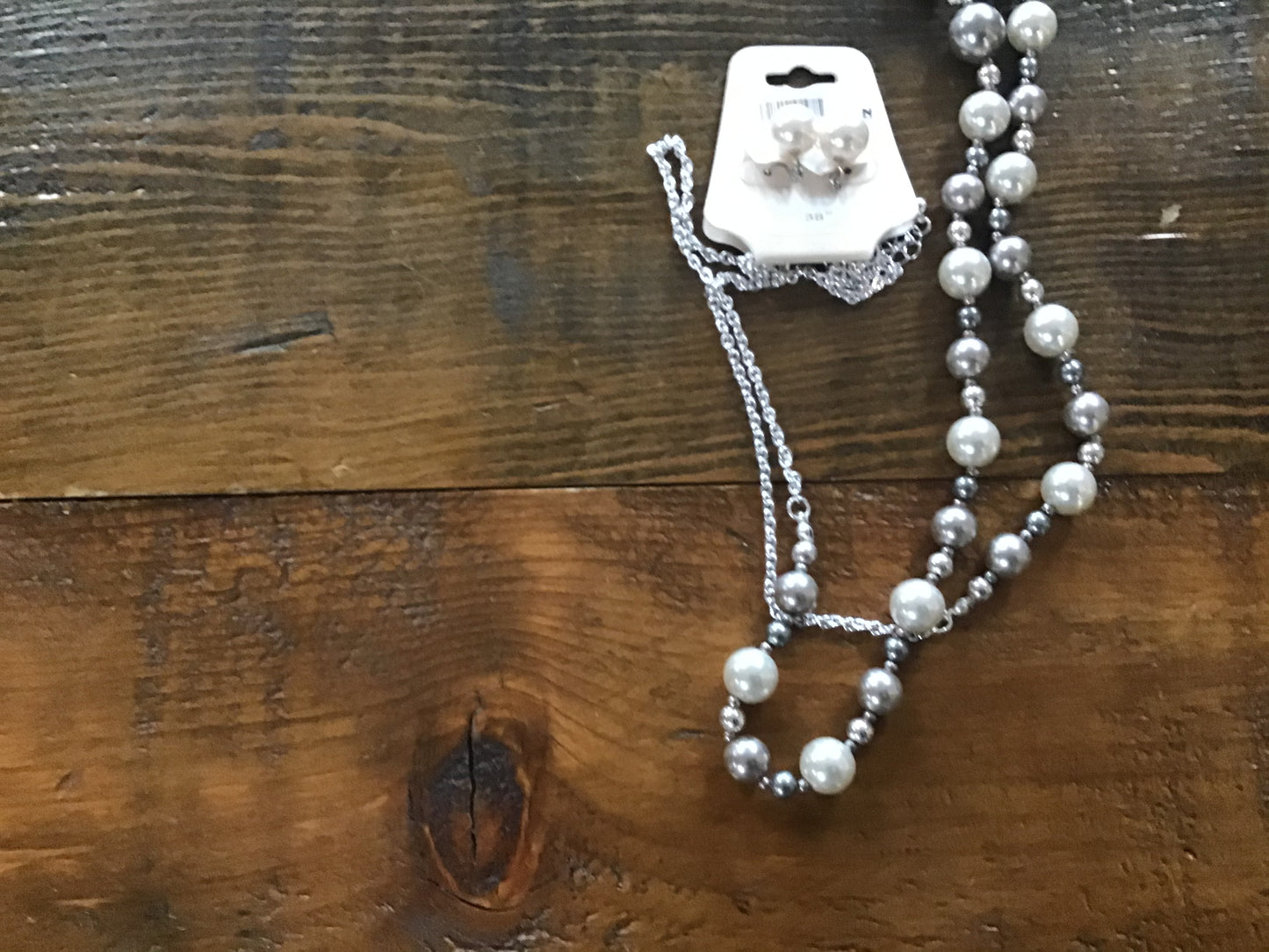 Necklace and earrings