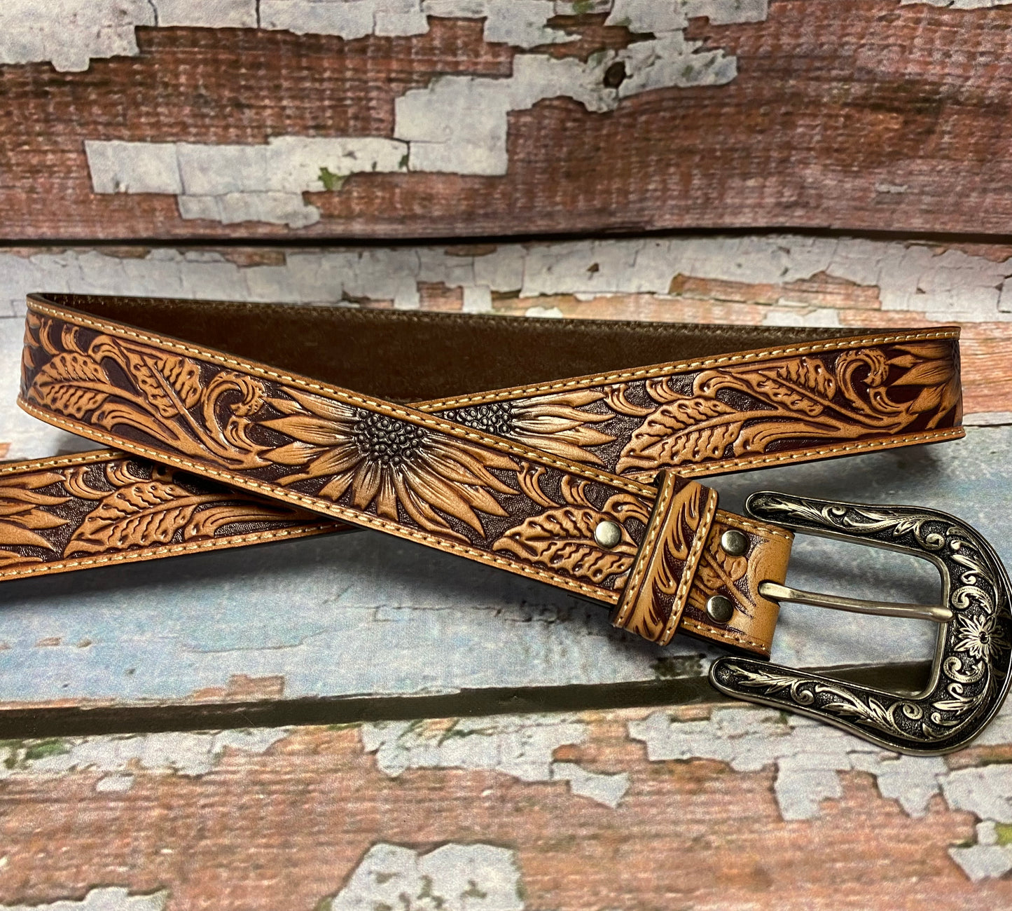 Belts Women’s Tooled Sunflower N320001608