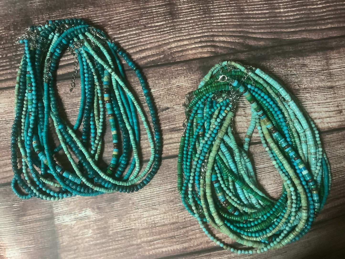Real stone choker necklaces in multiple colors