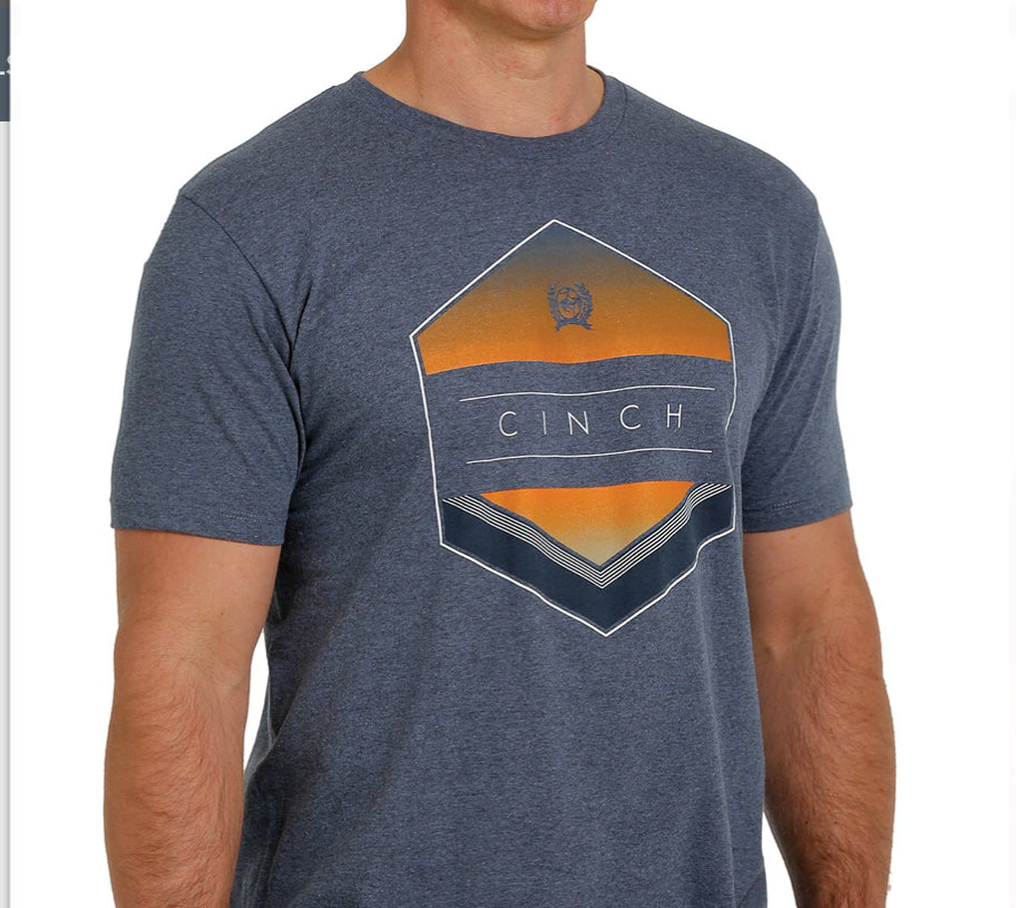 Shirt’s Men’s T-Shirt Heather Blue Cinch MTT1690469