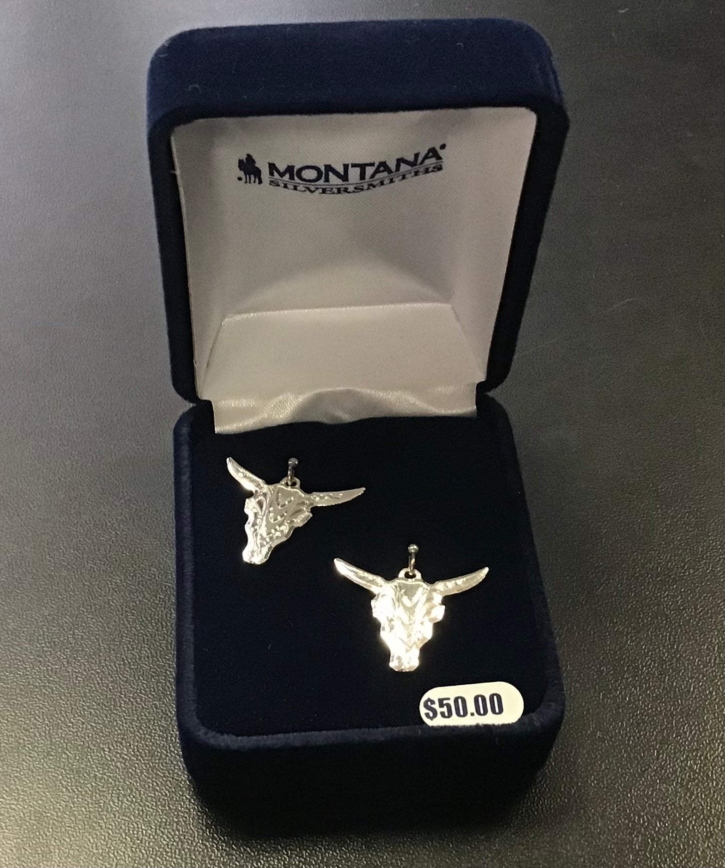 Jewelry Montana Silversmiths Cow Skull Earrings ER5397