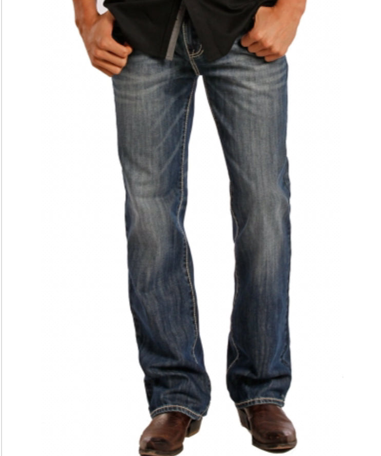 Men’s Double Barrel Straight Jeans MOS8553