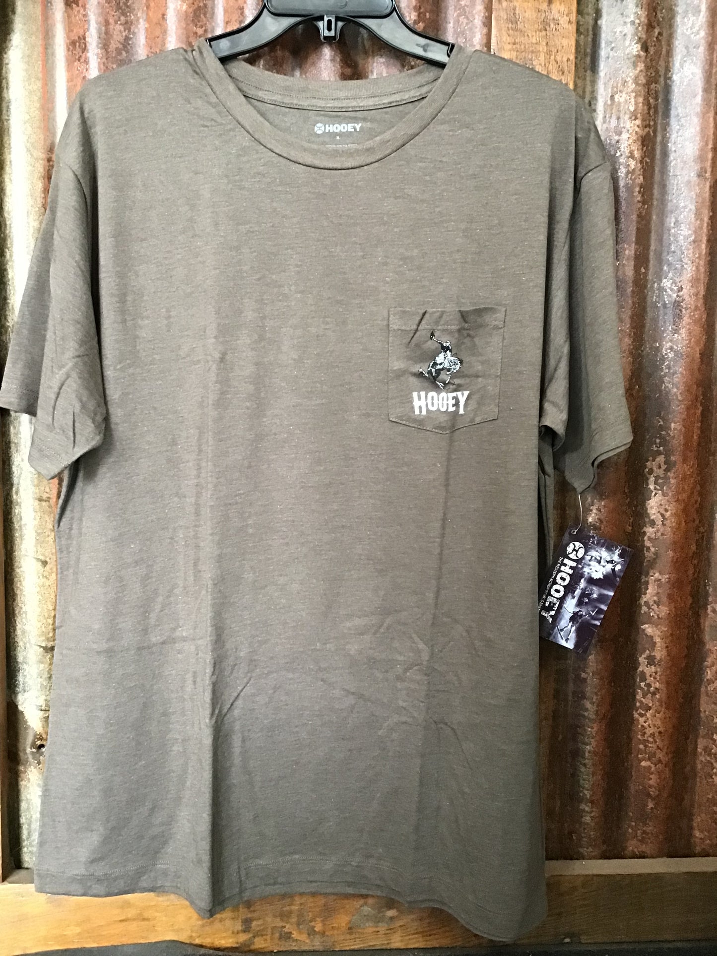 Shirts Men Hooey Crew Neck Short Sleeve HT1548BR