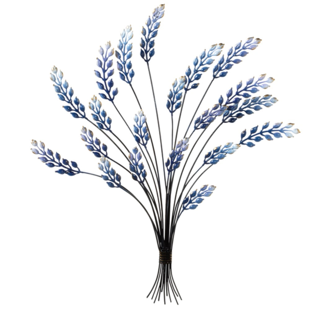 Giftware Ganz Blue Enamel Bouquet Wall Decor 159406
