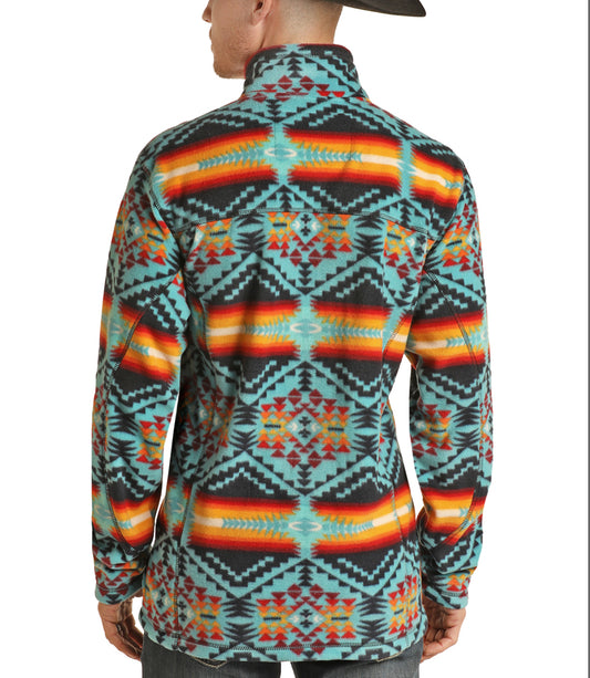 Outerwear Men’s Aztec Fleece Pullover PRMO91RZXV