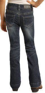 Jeans Kid’s Girls Rock & Roll Denim Dark Vintage trouser G5F1702 , FJRK-EE
