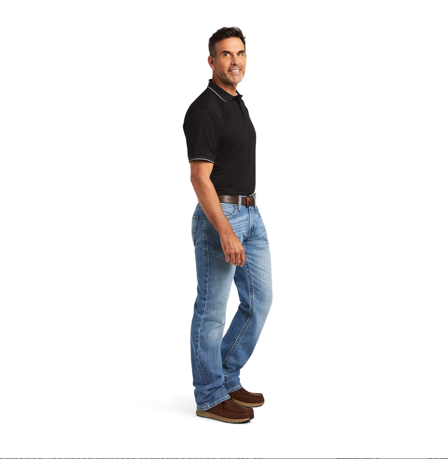 Shirts Men’s Ariat Logo Fitted Polo 10039797