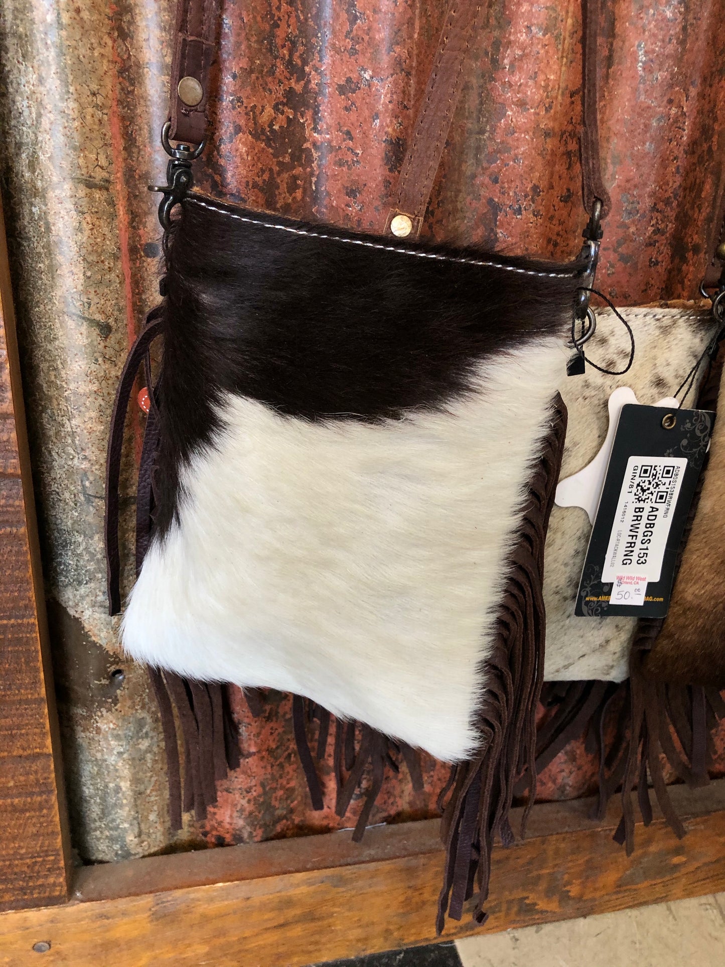 Purses Bags American Darling ADBGS153BRWFRNG