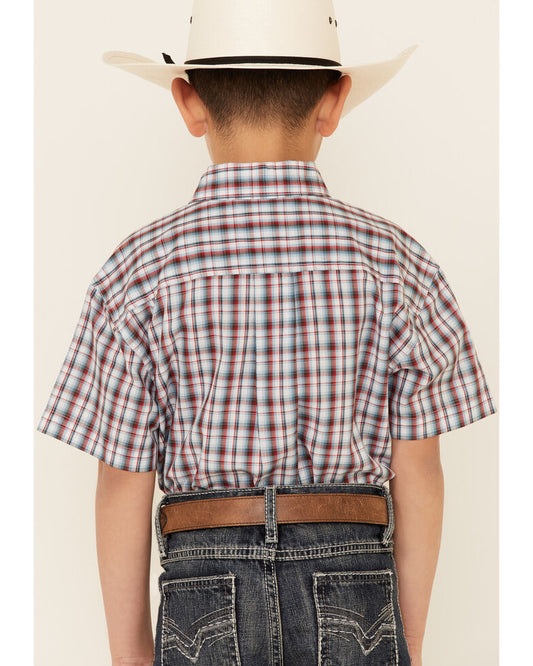 Shirts Kid’s Cinch Multi Plaid MTW7140023