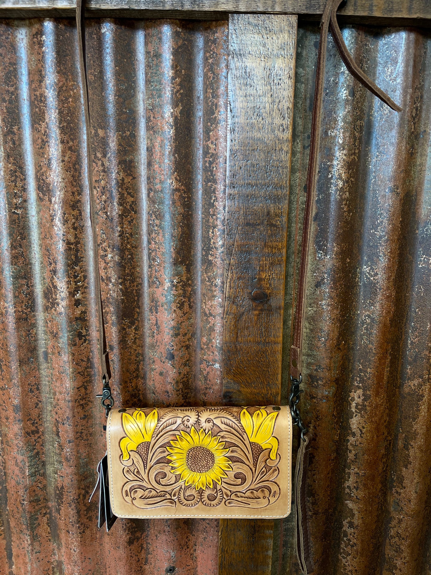 Purses American Darling Mustard Clutch/Purse ADBG554