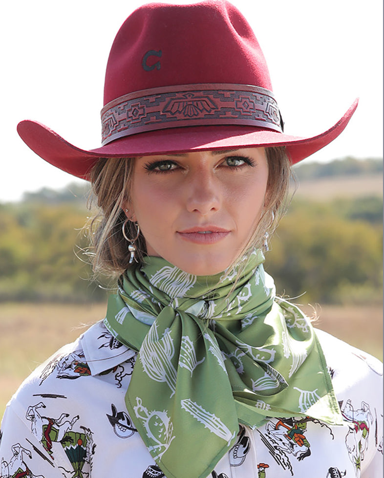 Scarves and Wild Rags Green CXX7207012