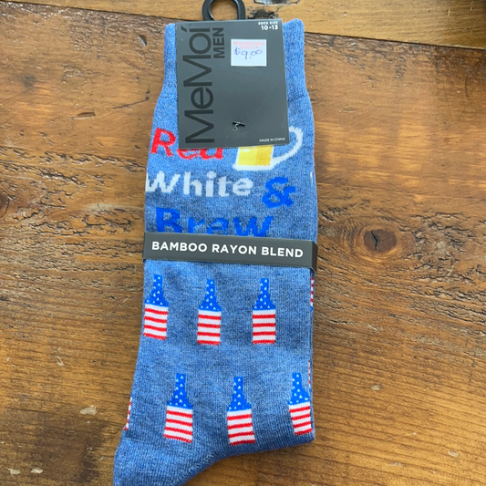 Men’s Socks Rodeo, Red White & Brew Accessories ACV05886 ACV05894