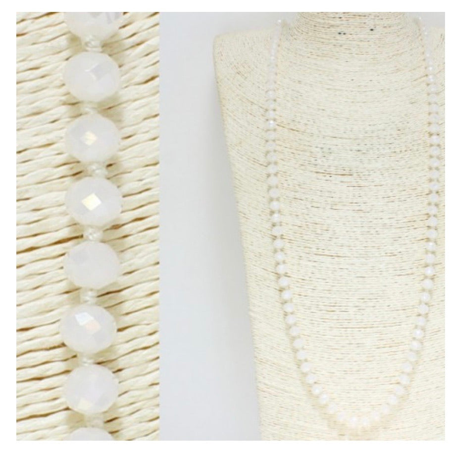 Necklaces sparkle beads in different colors RZN36005