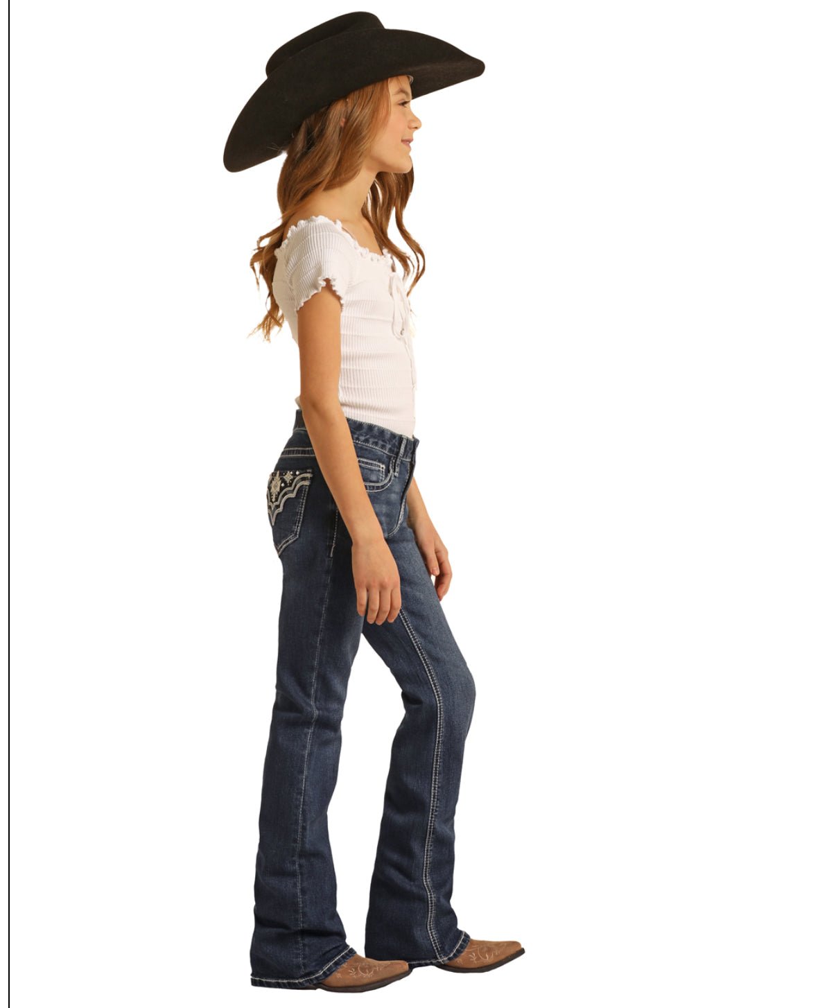 Jeans Kid’s Girls Rock & Roll Denim Bootcut RRGD4MRZPW