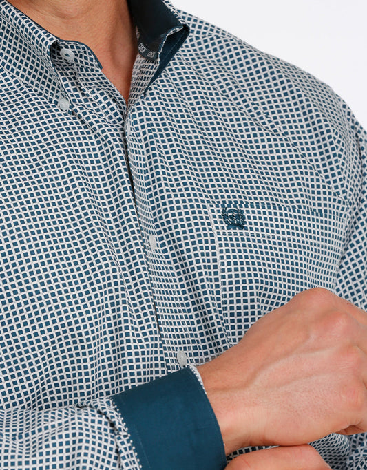 Shirts Men’s Cinch Tea Green Button Up MTW1105383