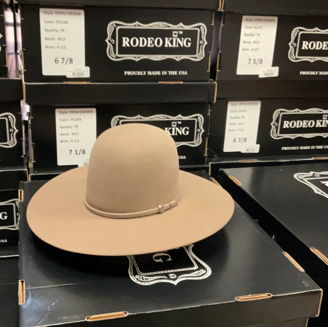 Felt Hats Rodeo King Pecan 7X Beaver