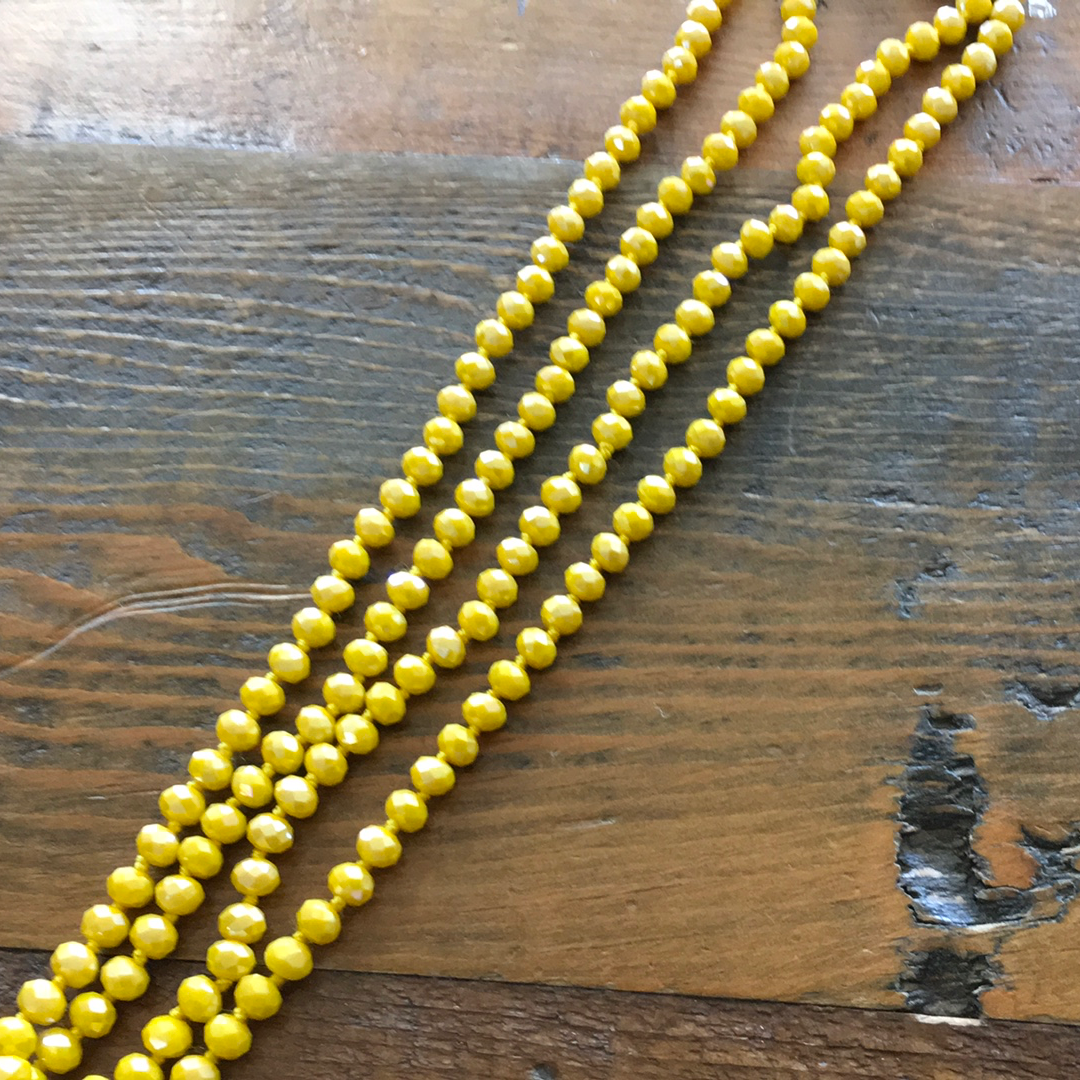 Necklaces sparkle beads in different colors RZN36005