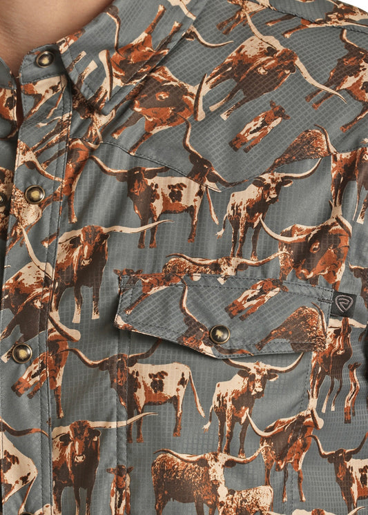 Shirt Men’s Rock&Roll Short Sleeve RRMS1SR0QP