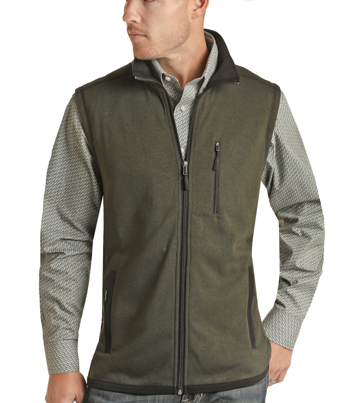 Outerwear Men’s Rock&Roll Powder River Heather Knit Vest