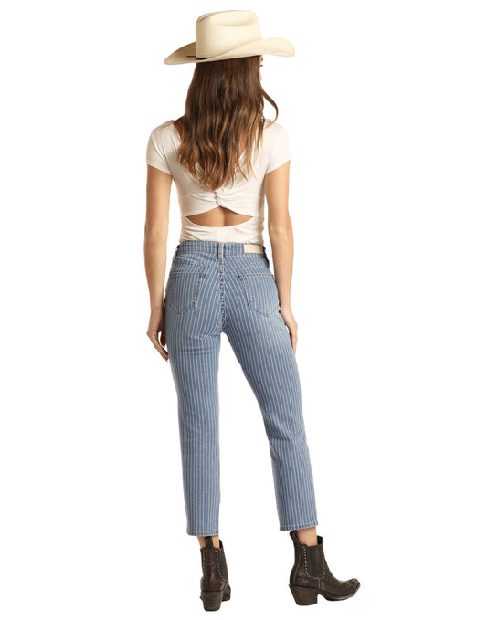 Women’s Cropped High Rise Jeans capri crop WSC3537 clearance exchange only on sale items.