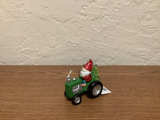 Giftware Gnome on Tractor Ornament MX181670