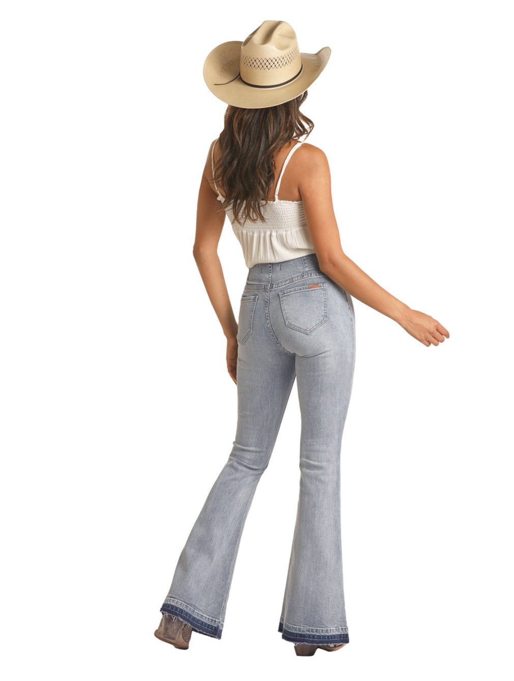 Women’s Juniors High Rise Flare Jeans RRWD6PRZUE
