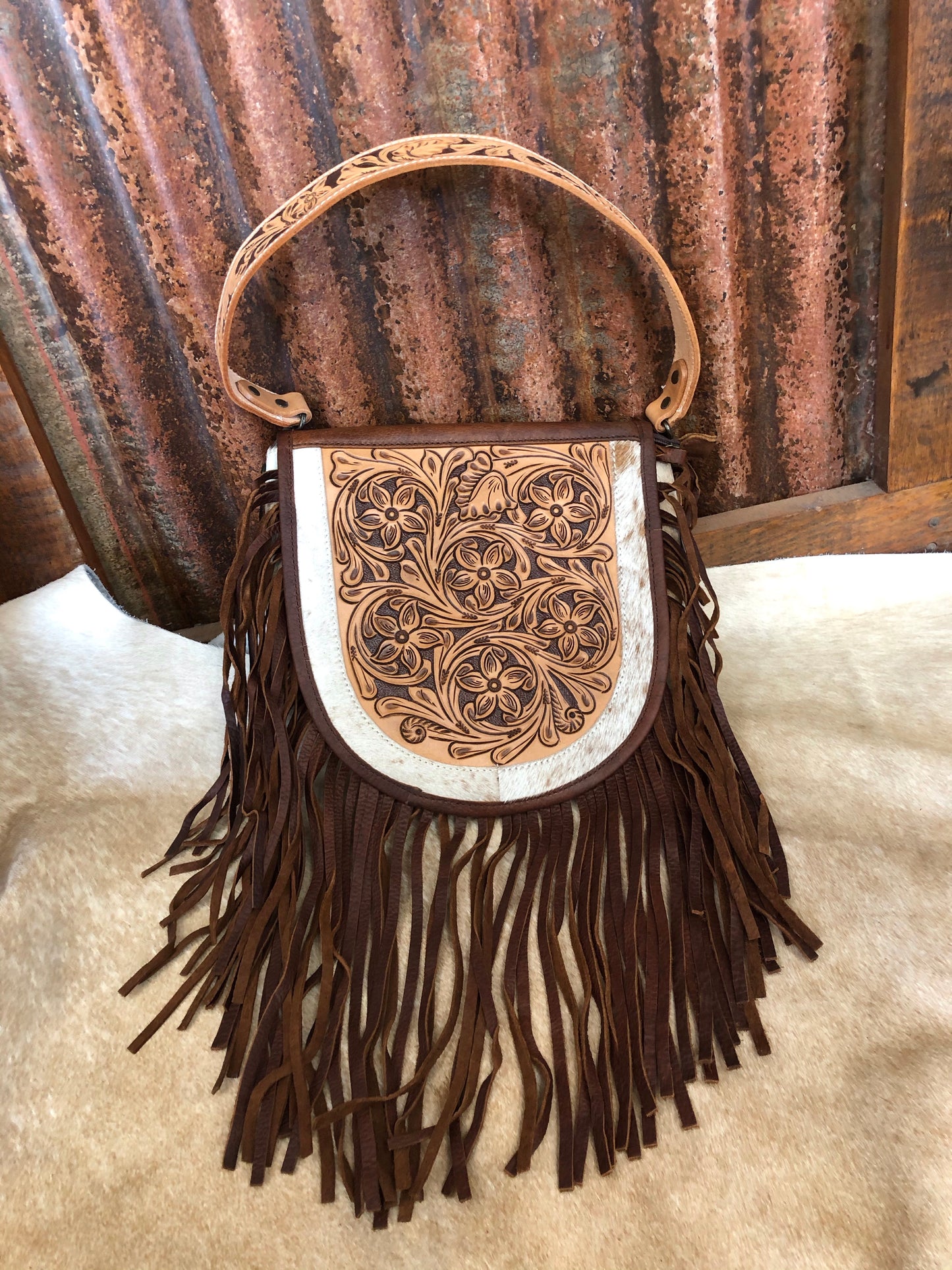 Purses Bags American Darling ADBG381TAW ADBG381BRWBR