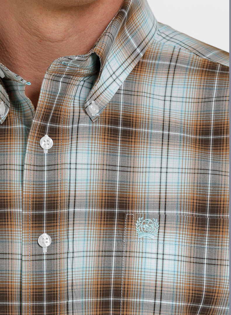 Shirts Men's Cinch Brown MTW1105376