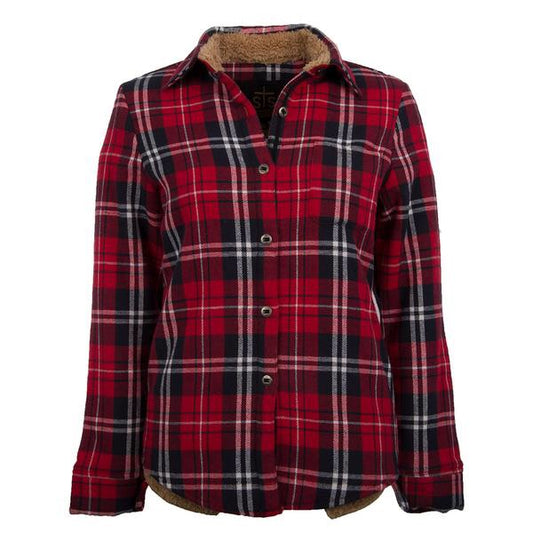 Outerwear Women’s STS Marley Red Plaid STS2749