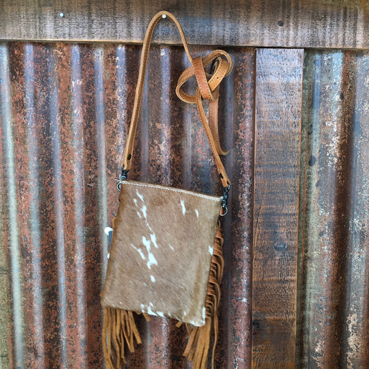 Purses American Darling Hide On Cross Body ADBGS153TAWFRNG