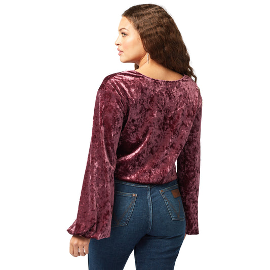 Shirts Women’s Wrangler Retro Burgundy Velvet 112322112