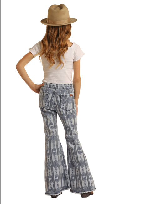 Jeans Kid’s Girls Rock & Roll Denim Bell Bottom RRGD7PRZRF