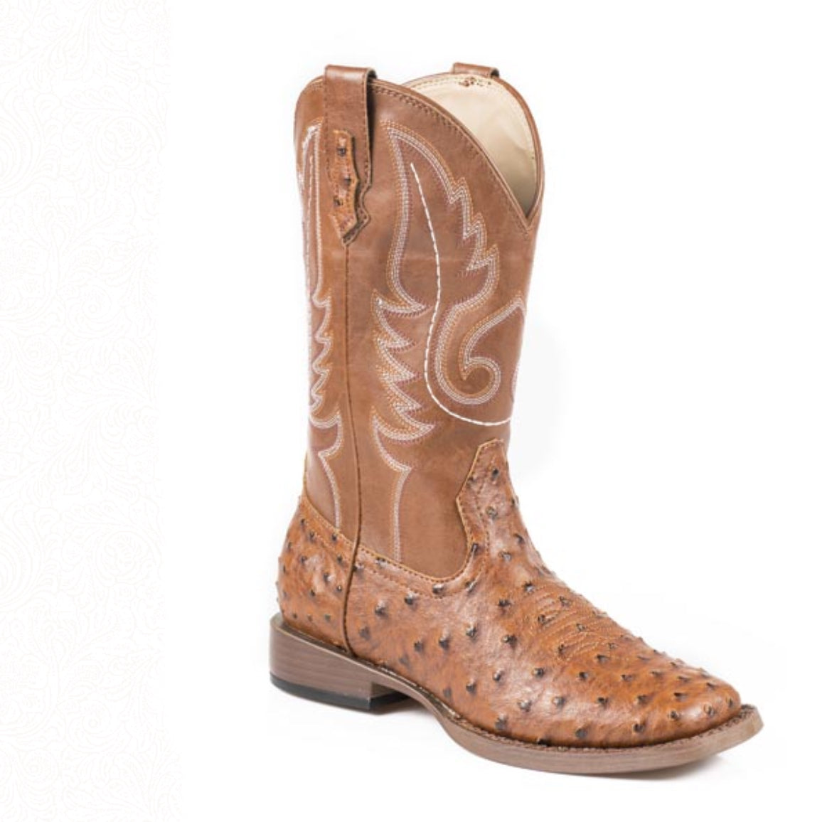 Boots Kid’s, for baby, toddlers and youth, Ostrich tan Bumps 09-016-1900-0807, 09-017-1900-0807, 09-018-1900-0807,