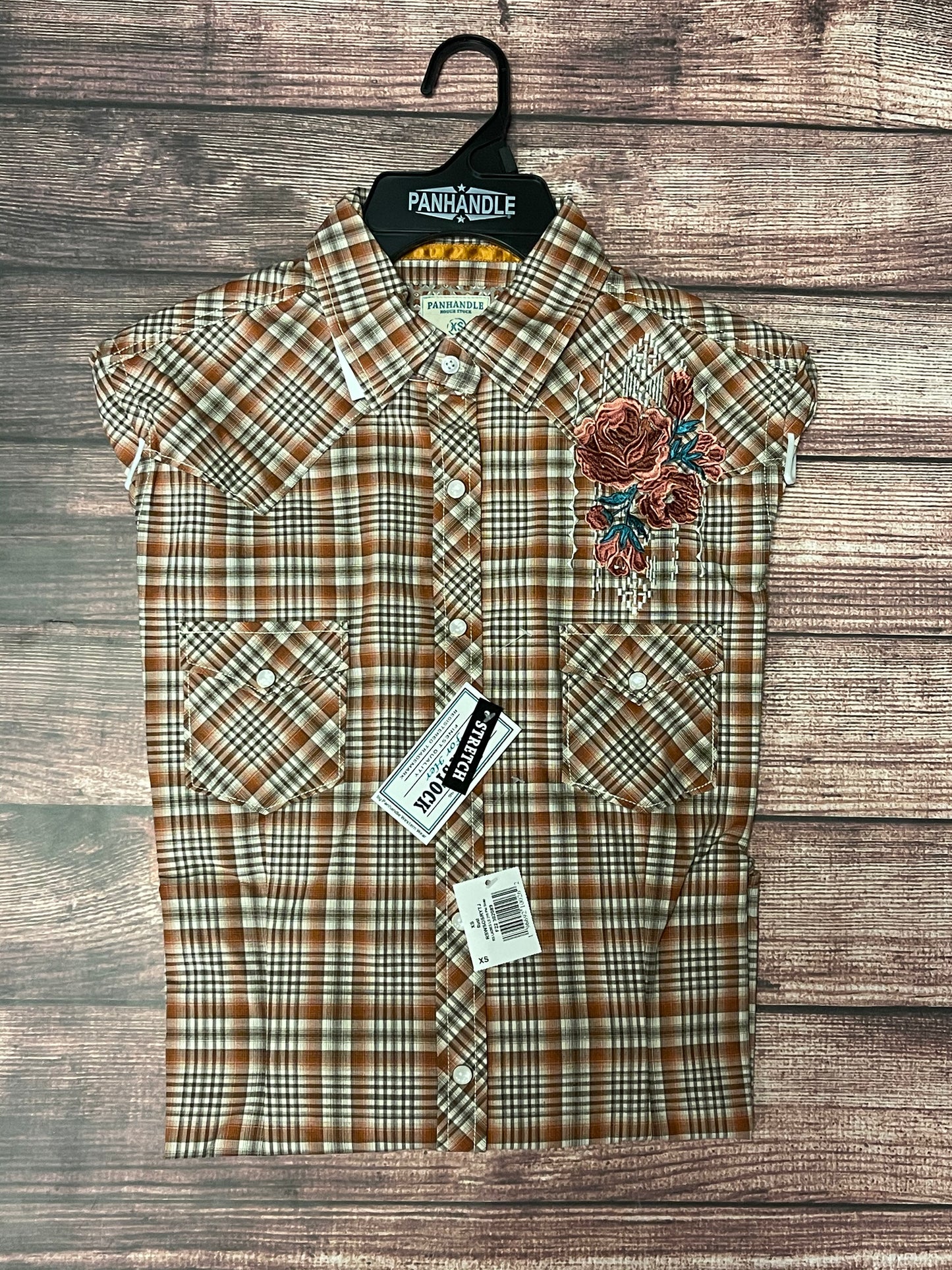 Shirts Women’s Panhandle Log Sleeve Plaid Rose