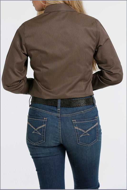Shirts Women’s Cinch Striped Button Up MSW9165012