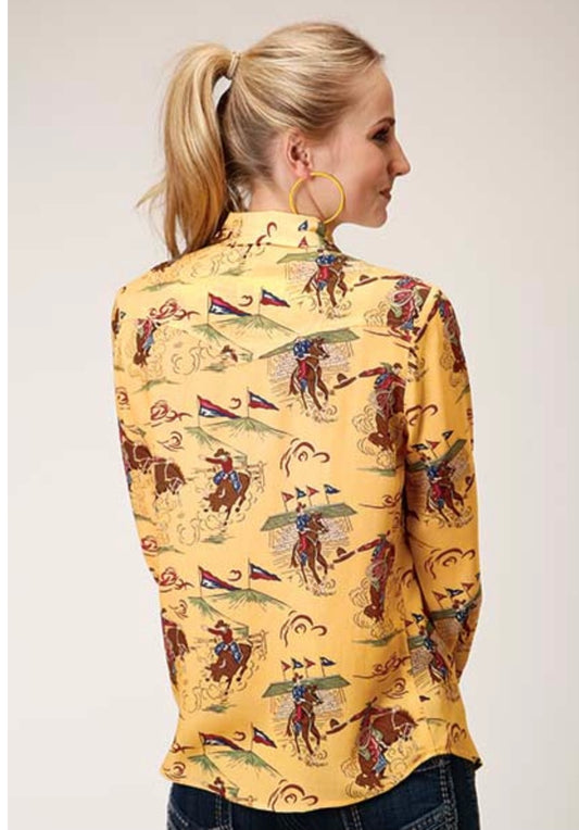 Shirts Women’s Roper 03-050-0590–6057 YE