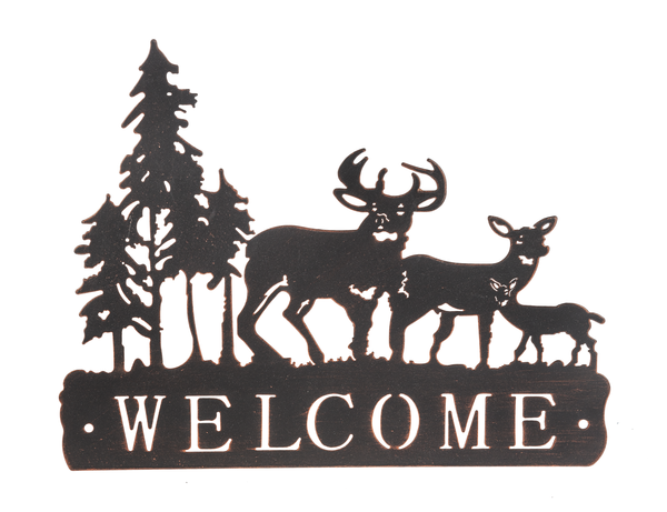 Home Decor Welcome Deer Sign CG174862