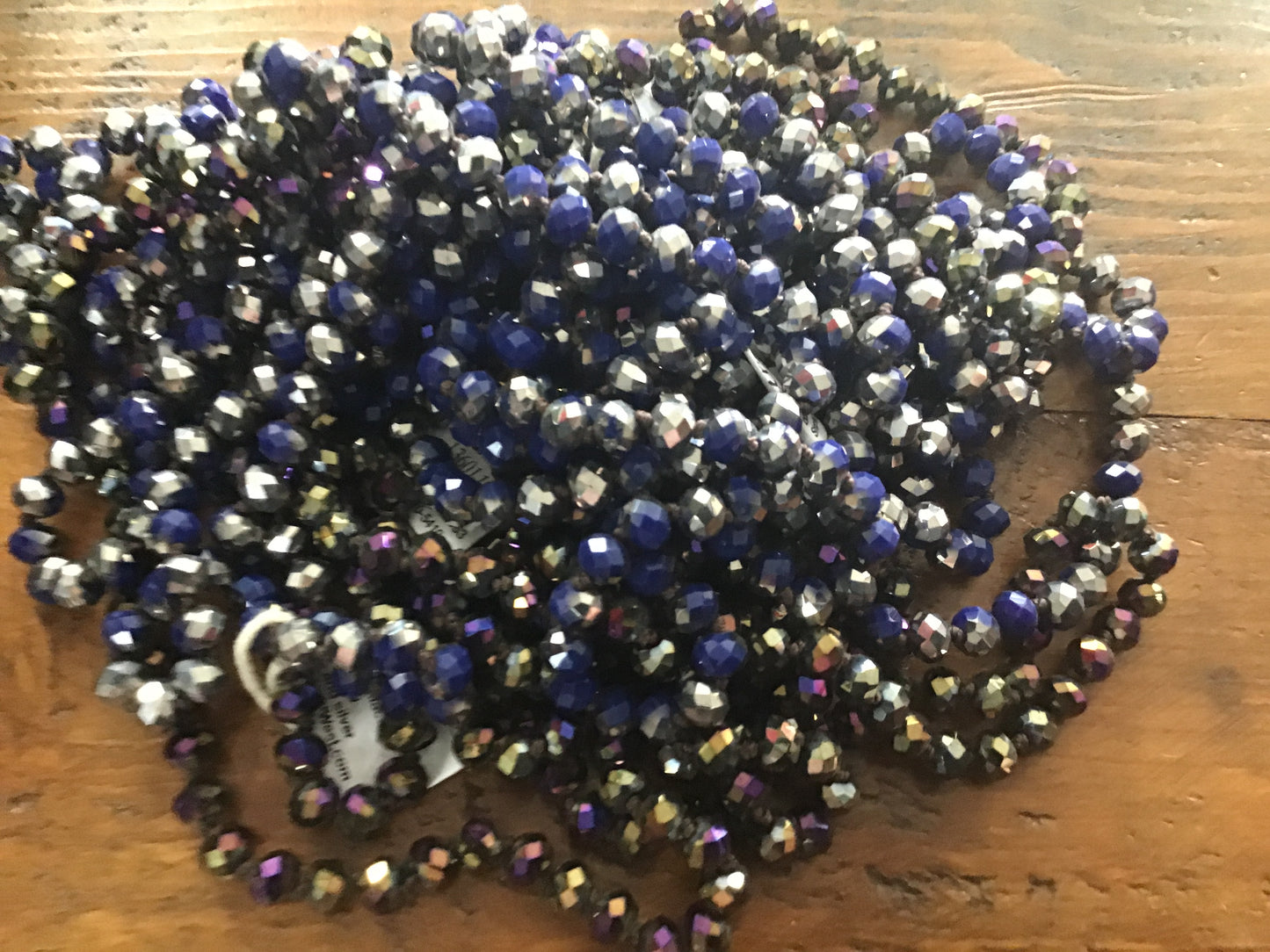 Necklaces sparkle beads in different colors RZN36005