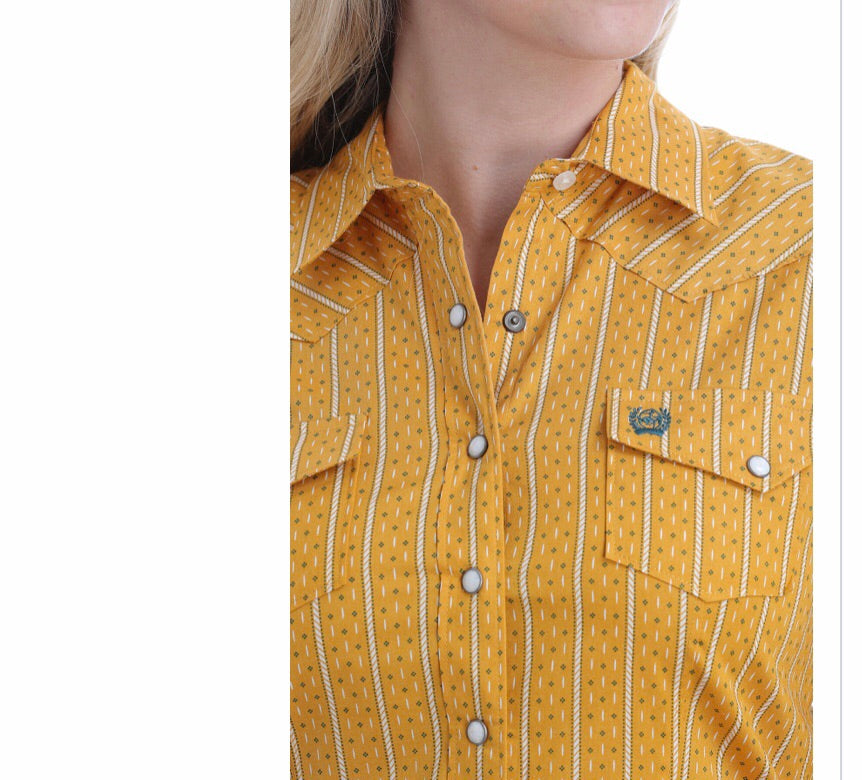 Shirts Women’s Cinch MSW9201014 Gold