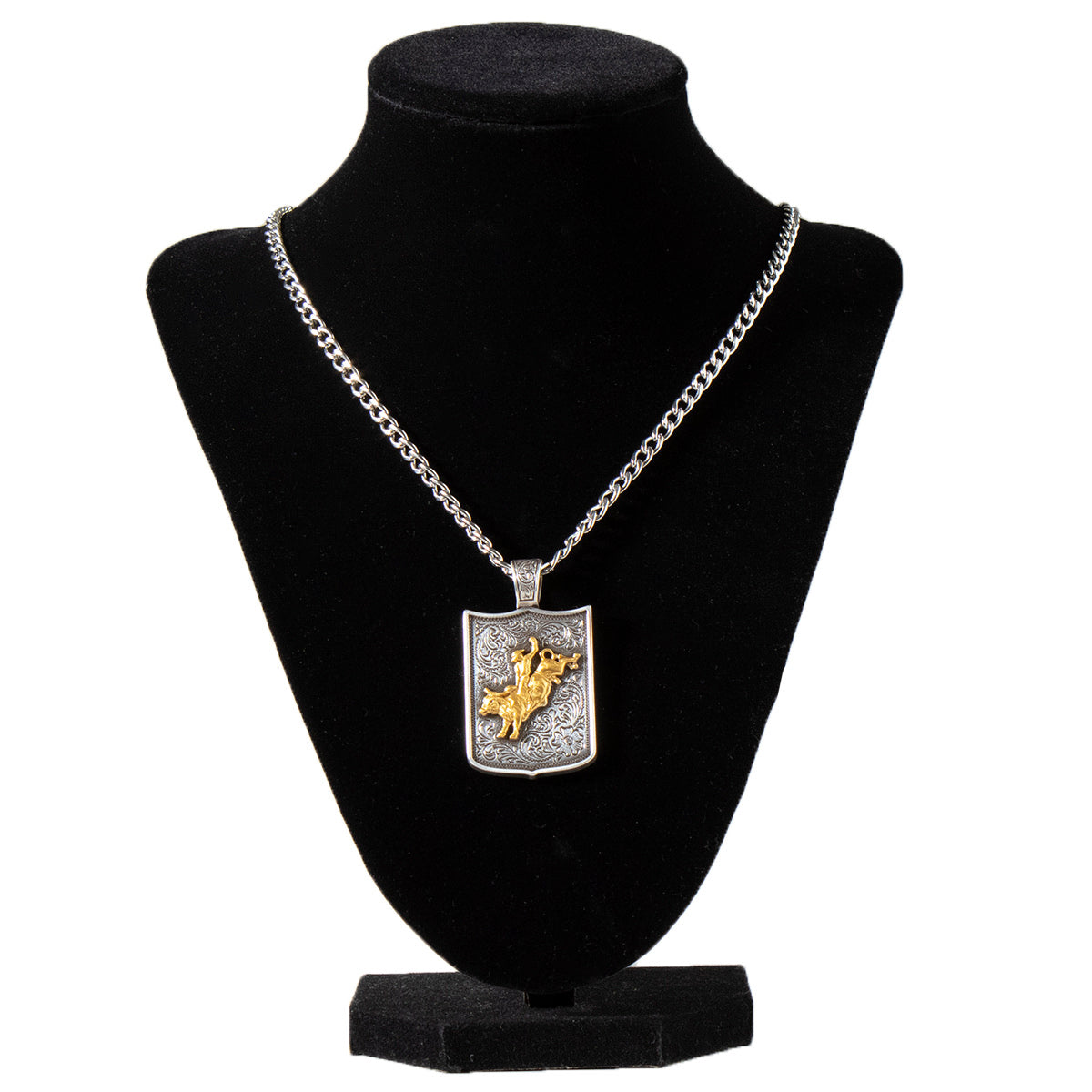 Jewelry Twister Bull Rider Necklace 32164