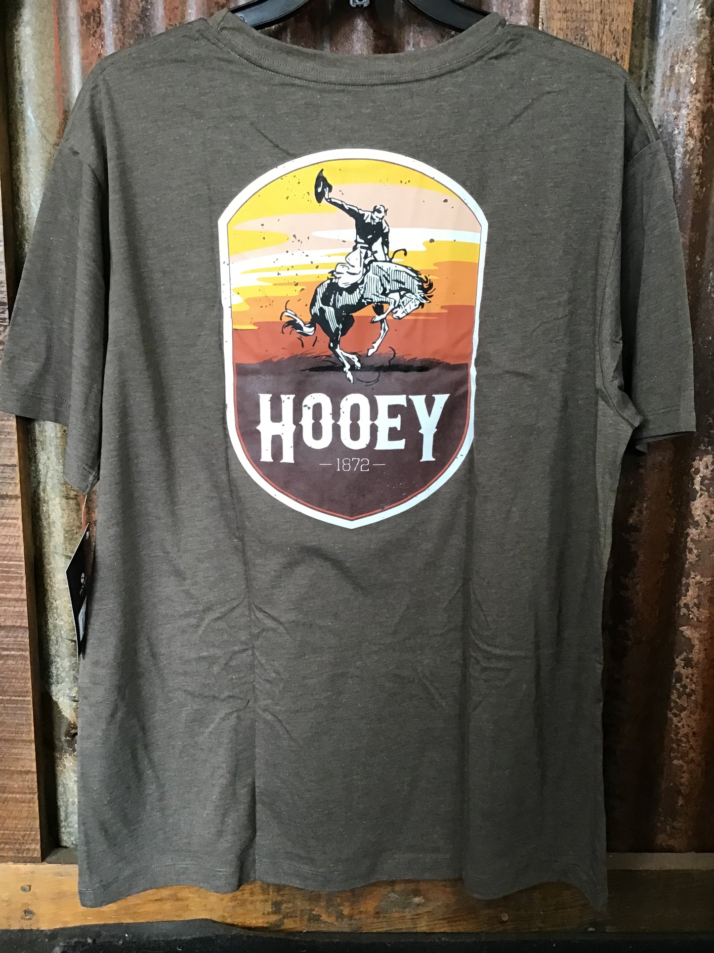 Shirts Men Hooey Crew Neck Short Sleeve HT1548BR