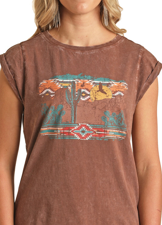 Shirt Women’s Rock&Roll Muscle Tee RRWT20R0YE