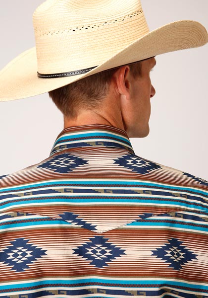 Shirts Men’s Aztec Ombré Long Sleeve 03-001-0482-0370