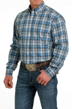 Shirts Men’s Cinch Plaid Long Sleeve MTW1105514