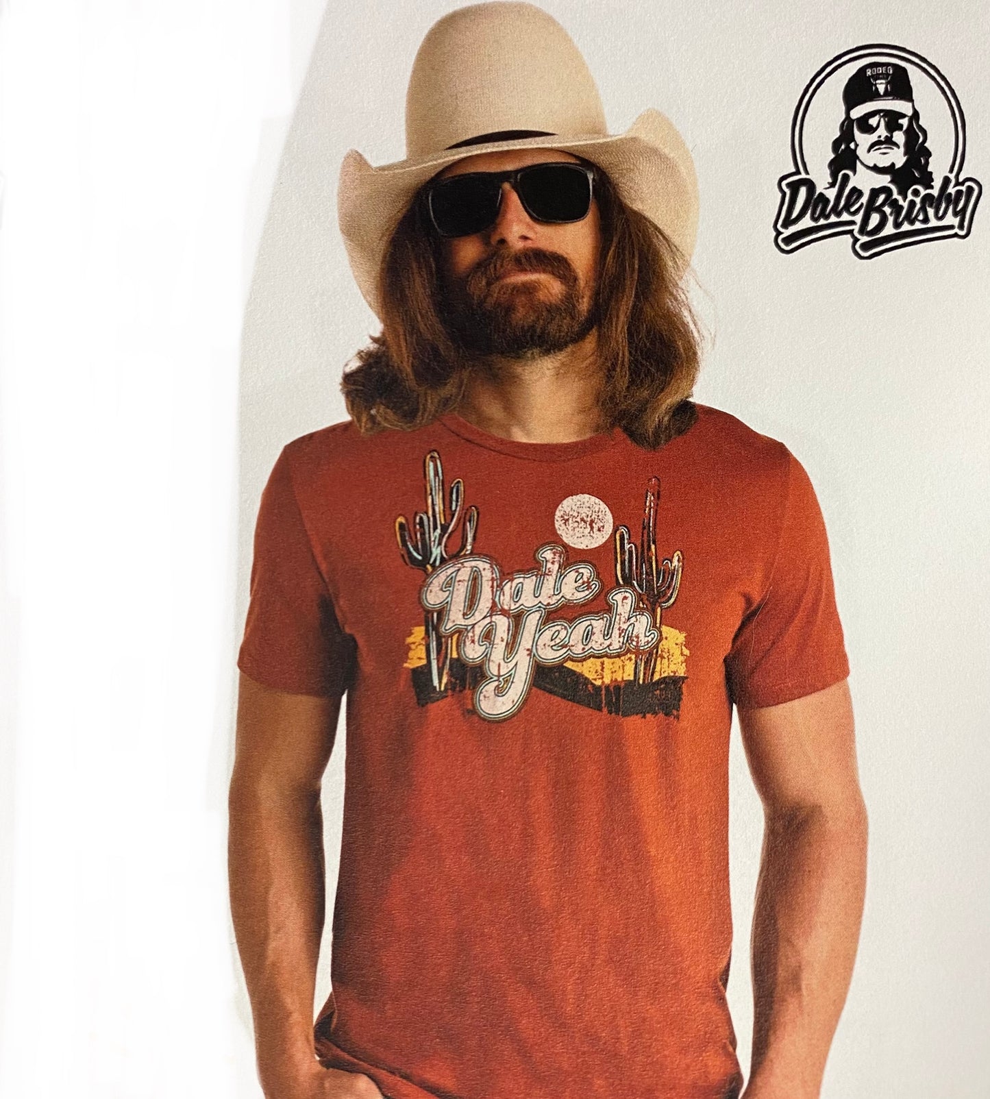 Men’s Dale Yeah, Dale Brisby Rust T-Shirt P9-3368