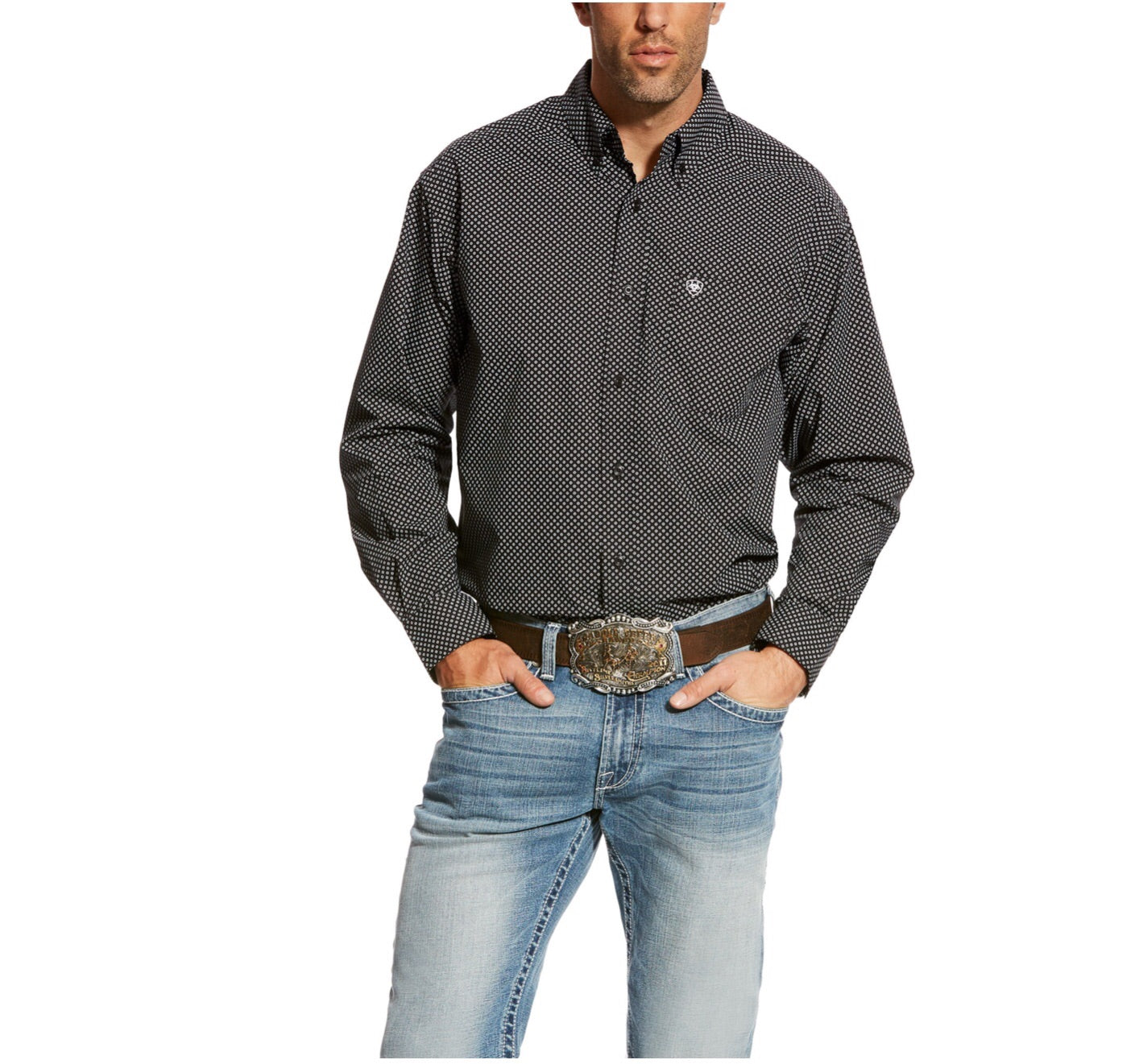 Shirt Men’s Ariat Long Sleeve Button 28